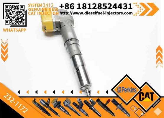 Construction Machinery Parts 198-6877 204-2467 232-1170 232-1175 Excavator Injector 3412E Engine Diesel Fuel Injector 174-7527